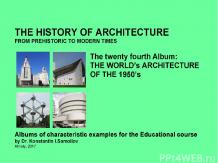 THE WORLD’s ARCHITECTURE OF THE 1950’s / The history of Architecture from Prehis