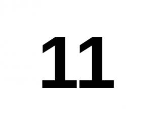11 11.
