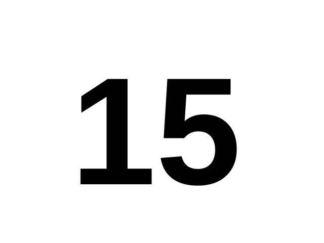 15 15.