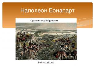 Наполеон Бонапарт Сражение под Бобруйском