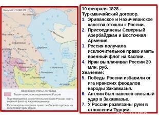 10 февраля 1828 - Туркманчайский договор. Эриванское и Нахичеванское ханства ото