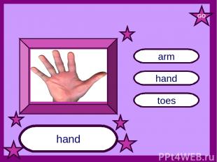 hand toes arm hand GO