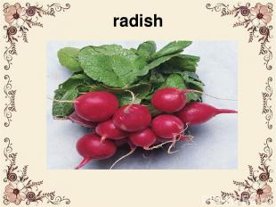 radish