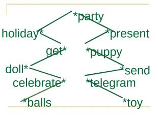 holiday* get* doll* celebrate* *balls *party *present *puppy *send *telegram *to