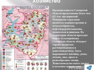 Хозяйство Промышленность Самарской области представлена более чем 4,5 тыс. предп