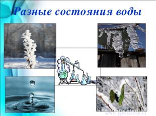 Разные состояния воды www.ppt4school.ru