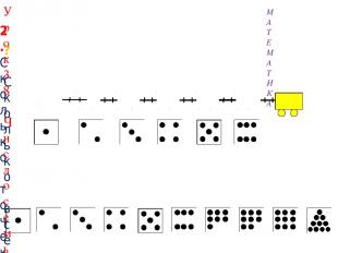 2. Сколько точек надо нарисовать Пете на последней карточке? МАТЕМАТИКА ? Скольк