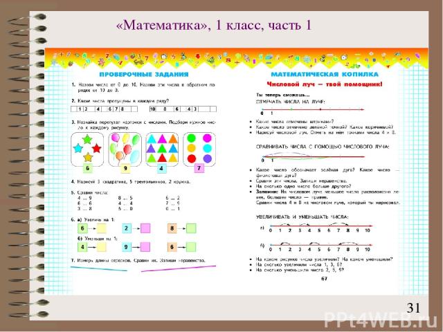 «Математика», 1 класс, часть 1