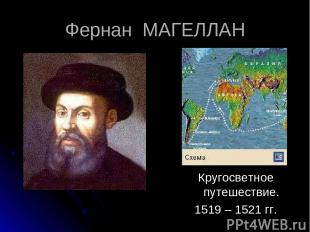 Фернан МАГЕЛЛАН Кругосветное путешествие. 1519 – 1521 гг.
