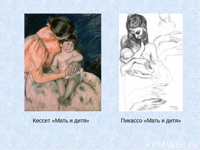 Кессет «Мать и дитя» Пикассо «Мать и дитя»