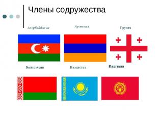 Члены содружества Азербайджан Армения Грузия Белоруссия Казахстан Киргизия
