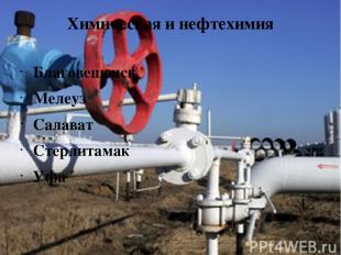 Химическая и нефтехимия Благовещенск Мелеуз Салават Стерлитамак Уфа