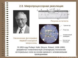 В 1959 году Роберт Нойс (Noyce, Robert; 1908-1990) разработал тонкопленочную (пл