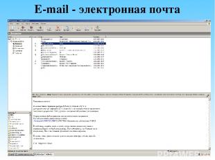 E-mail - электронная почта