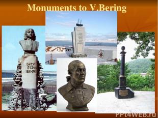 Monuments to V.Bering