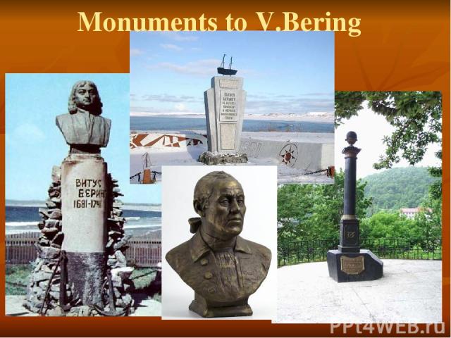 Monuments to V.Bering