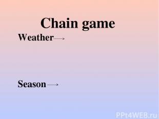 Chain game Weather Season