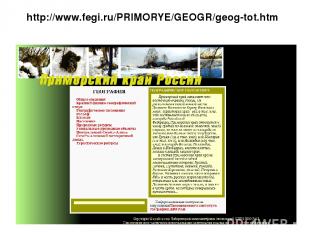 http://www.fegi.ru/PRIMORYE/GEOGR/geog-tot.htm