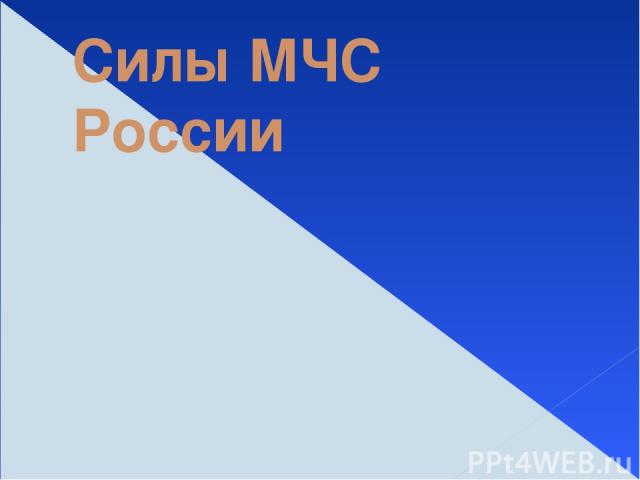 Силы МЧС России