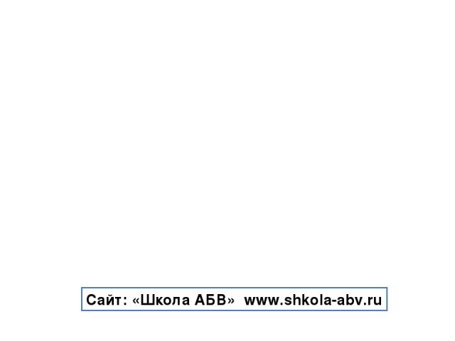 Сайт: «Школа АБВ» www.shkola-abv.ru