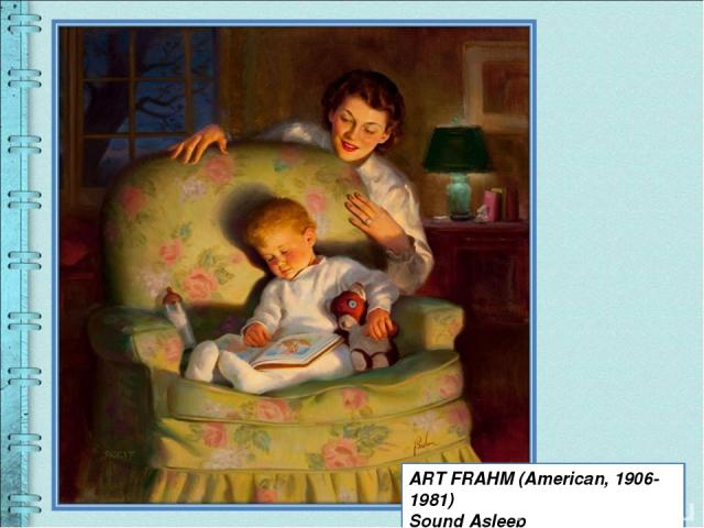 ART FRAHM (American, 1906-1981) Sound Asleep