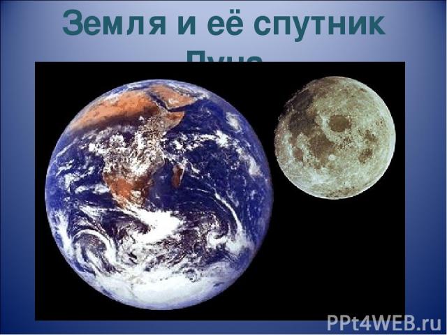 Земля и её спутник Луна