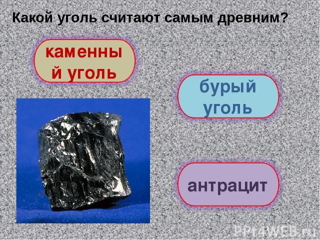 Какой уголь считают самым древним?
