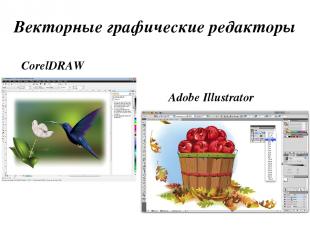 CorelDRAW Векторные графические редакторы Adobe Illustrator