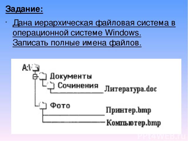 Реферат по теме Организация файловых систем в OS (2 (WinWord)