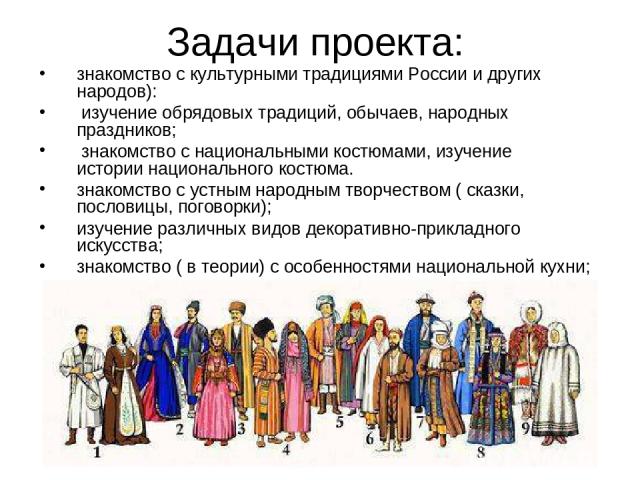 Проект на тему традиции народов россии