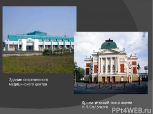 Здание современного медицинского центра Драматический театр имени Н.П.Охлопкого