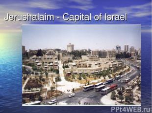 Jerushalaim - Capital of Israel