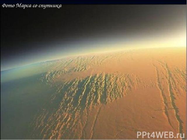 Фото Марса со спутника