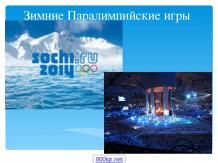 Зимние Паралимпийские игры