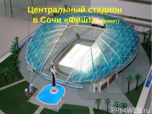 Центральный стадион в Сочи «Фишт» (макет)
