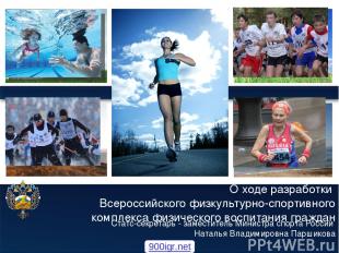 О ходе разработки Всероссийского физкультурно-спортивного комплекса физического