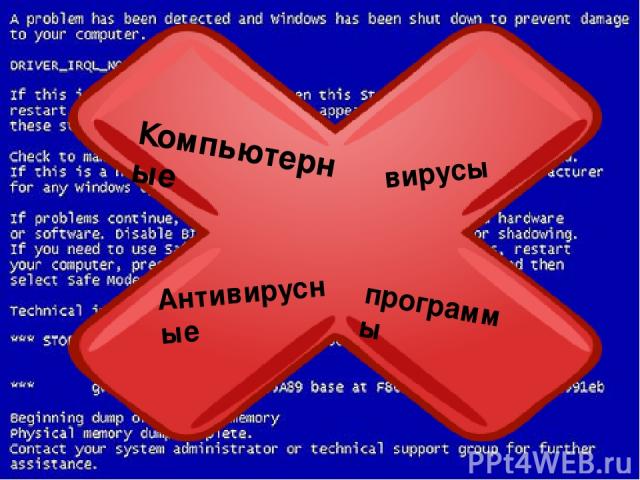 Компьютерные вирусы Антивирусные программы