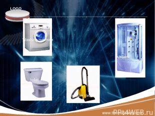 www.themegallery.com Washing machine toilet Vacuum cleaner shower LOGO