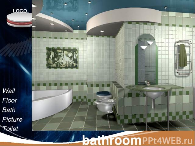 bathroom Wall Floor Bath Picture Toilet lamp LOGO