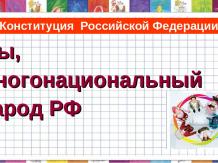 Конституция Российской Федерации «Мы, многонациональный народ РФ»