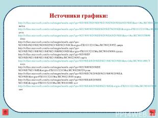 Источники графики: http://office.microsoft.com/ru-ru/images/results.aspx?qu=%D0%