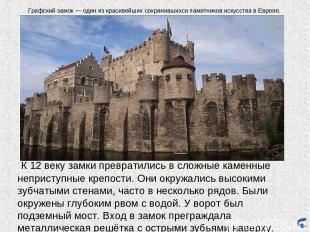 Графский замок — один из красивейших сохранившихся памятников искусства в Европе