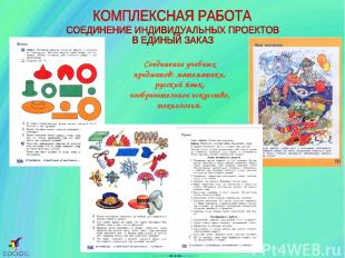Соединение учебных предметов: математики, русский язык, изобразительное искусств
