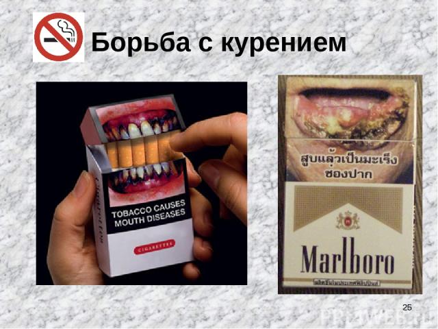 * Борьба с курением