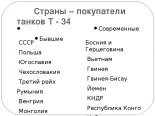 Интернет – источники: ru.wikipedia.org wiki.worldoftanks.ru pro-tank.ru operatio