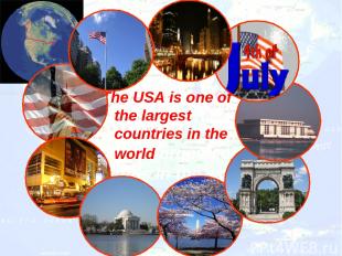 The USA is one of the largest countries in the worldlargestcountries in the worl