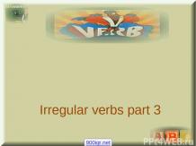 Irregular verbs 3