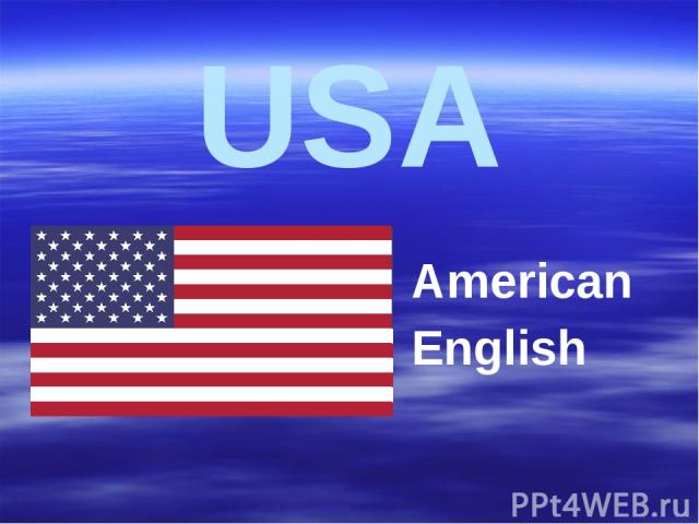 USA American English