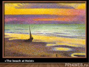 «The beach at Heist»