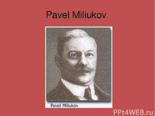 Pavel Miliukov
